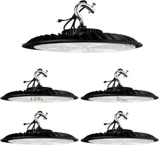 UFO 5-Pack 150W LED High Bay Lights, 21000LM 5000K