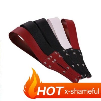 Simple whip flirting supplies Leather Spanking Paddle Fetish Whip Flogger