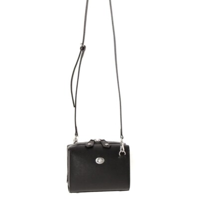 Vivienne Westwood NEW ADVAN Shoulder Bag S Black Cowhide Authentic