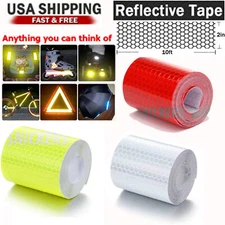 10' Car Truck Auto Reflective Tape Safety Warning Conspicuity Tape Film Sticker