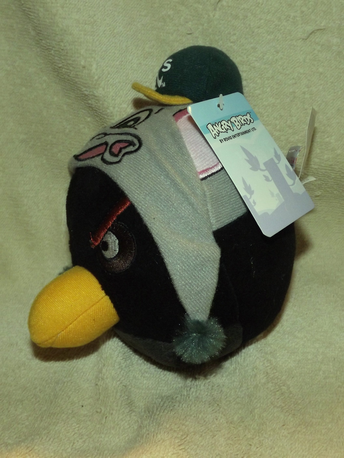 Lot Of 2 Angry Birds Oakland A'S A S Athletics Plush Doll MLB Baseball NWT (A) - Picture 2 of 5