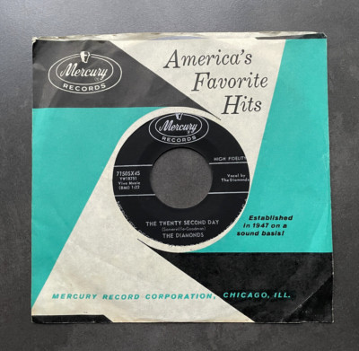 7'' The Diamonds - The Twenty Second Day - US Mercury