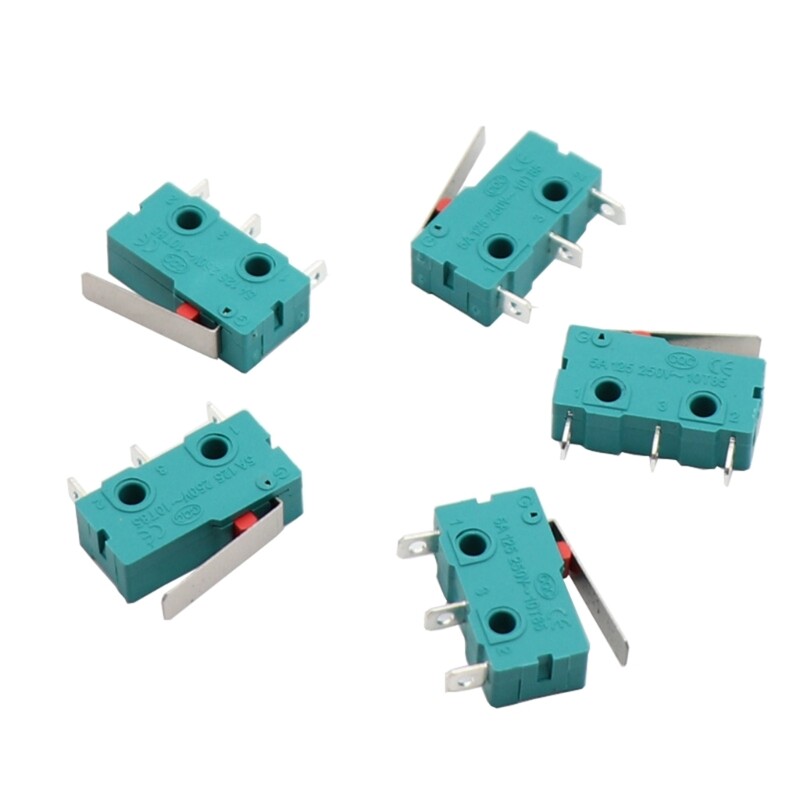 3D Printer Accessories: KW4-3Z-3 Microswitch (Set of 5) Double Break