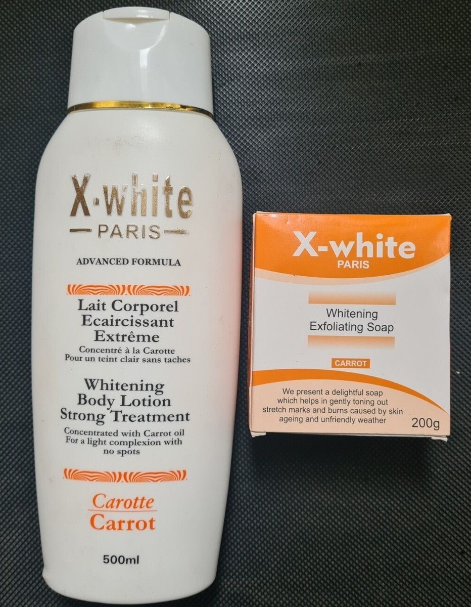X - White Paris Advanced Formula with Carrot Oil Body Lotion 500ML