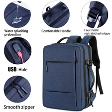 Expandable Carry on Backpack Extra Large Travel Backpack Weekender Backpack