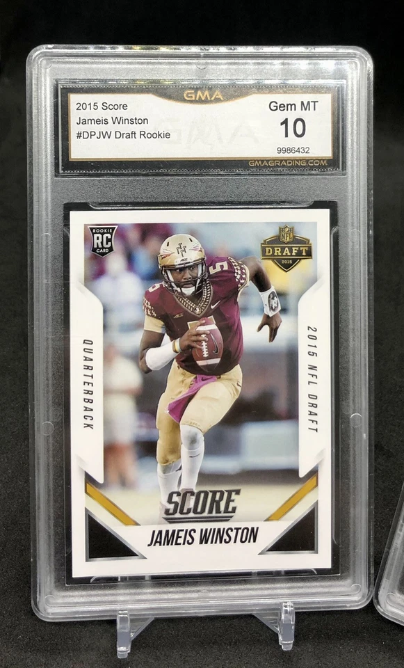 ¡LOTE DE NOVATO JAMEIS WINSTON GRADUADO! Score Draft SSP DPJW 2015 y Contenders 2015 📈 Foto 2 de 4