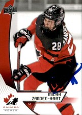 Micah Zandee-Hart Signed 2019 Upper Deck Canada Women Card PWHL New York Sirens
