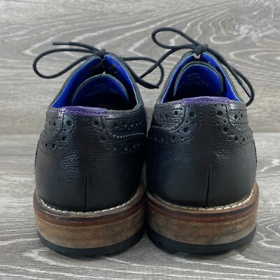 Ted Baker London Guri 7 Black Leather Wingtip Oxford Dress  display picture 1