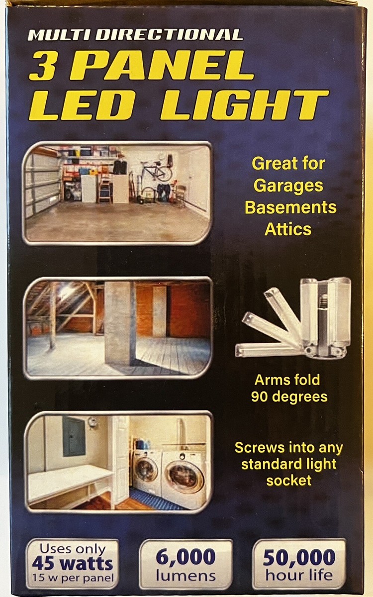 Led 3 Arm Multi Directional Light