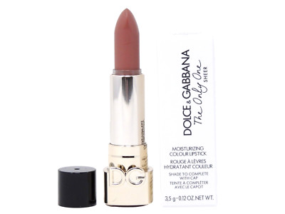 DOLCE & GABBANA THE ONLY ONE SHEER #128 SENSUAL TAN 3.5g MOISTURIZING LIPSTICK