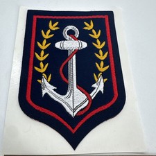 US Naval Anchor Sew On Patch America Military Service Veteran Free Shipping New