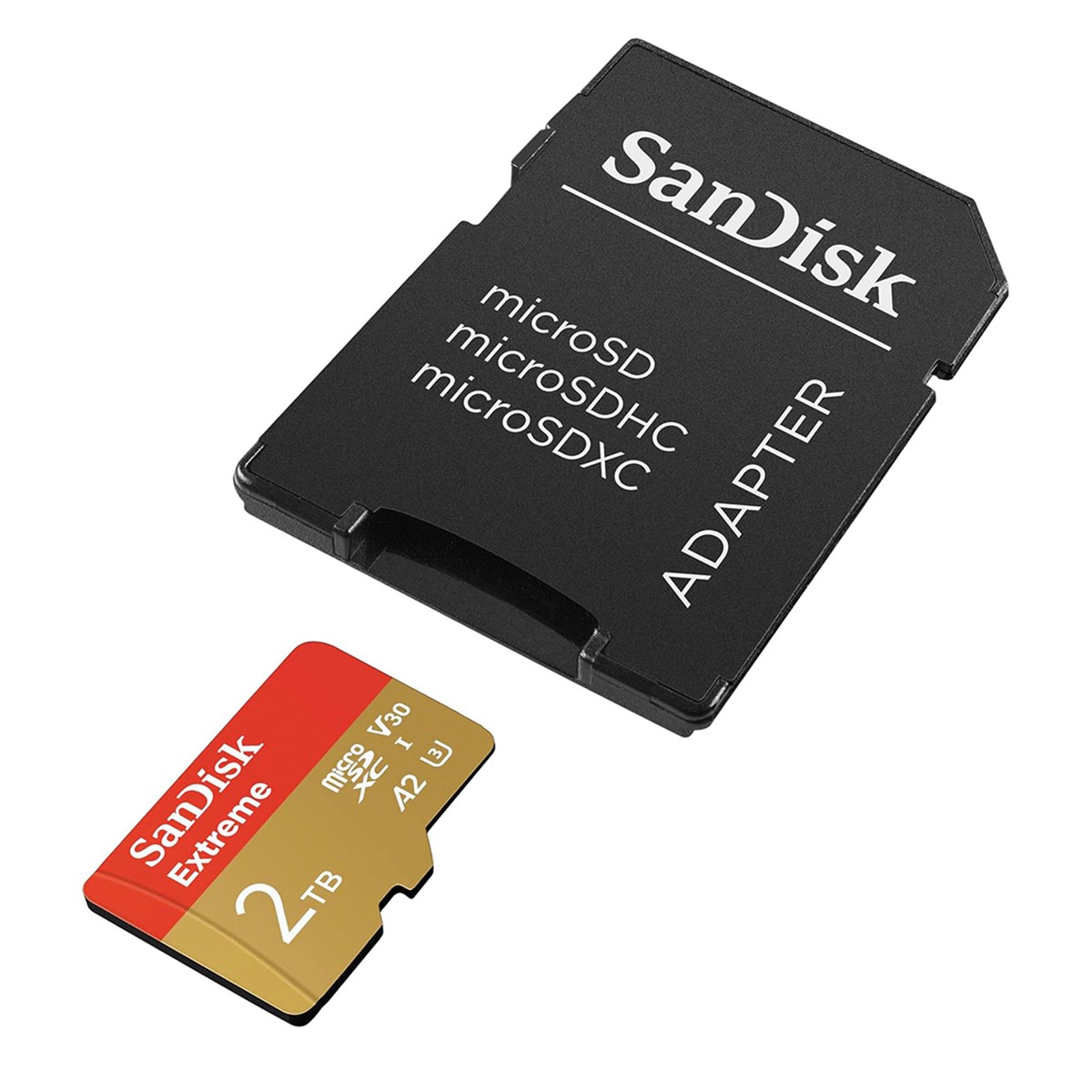SanDisk Extreme 2TB microSD カード アダプタ SanDisk Extreme 2TB UHS-I U3 microSDXC Memory Card with SD Adapter