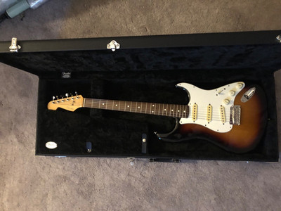 Fender E Series Squier Japan Guitar w/ Case Jimi Partscaster