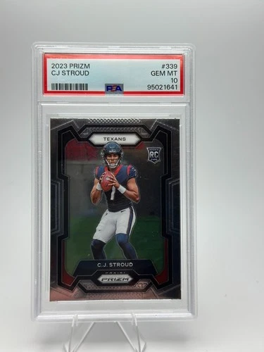 2023 PANINI PRIZM #339 C.J. STROUD RC ROOKIE PSA 10