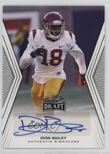 2014 Leaf Draft Auto Dion Bailey #A-DB1 Auto 16ki