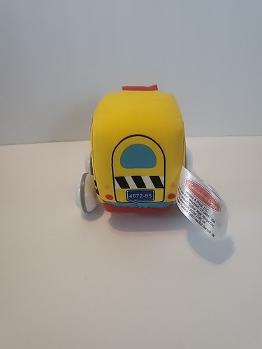 Melissa & Doug Pull Back Vehicle Soft Baby Toy Bus K's Kids - Picture 3 of 12