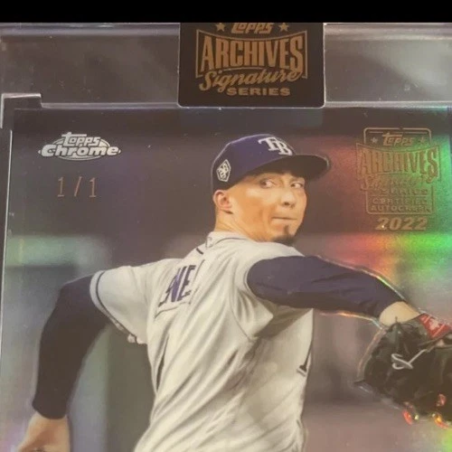 2022 Topps Chrome Arch Blake Snell On Card AUTO REF 1/1 🔥Cy Young One Of One - Imagem 3 de 3