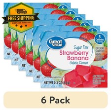 Great Value Sugar-Free Strawberry Banana Gela...