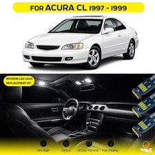 11 X Ultra White Led Lights Bulbs Interior Package Kit For 1997 - 1999 Acura Cl 11 X Ultra White Led Lights Bulbs Interior Package Kit For 1997 - 1999 Acura Cl
