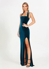 nookie vera velvet final evening gown - worn once - designer , women’s dress