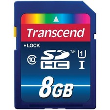 Transcend Premium 8 GB Class 10/UHS-I SDHC - 1 TS8GSDUI