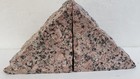 UNIVERSITY OF TEXAS CUT PINK GRANITE ROCK BOOKENDS SET, ETCHED STATE, LONGHORN — photo 4