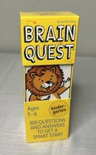Brain Quest Kindergarten: 300 Questions and Answers to Get a smart start deck 2