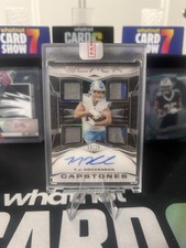 Tj Hockenson 2022 Panini Black Capstones RPA /25 Detroit Lions Player Used