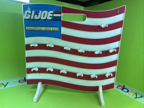1986 Hasbro G.I.Joe Collectors Show Case With Legs & 13 Clips Tara Toy Corp.