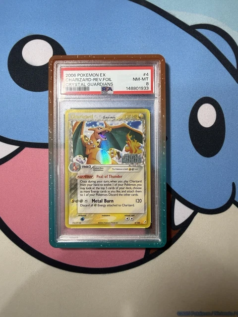 The Pokemon Company 2006 Pokemon TCG EX Crystal Guardians Charizard 4/100 PSA 8