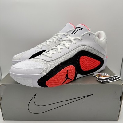 Nike Air Jordan Tatum 2 White Red Cement Black FJ6457 106 Men s Size 14 Shoes