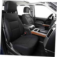 Custom Fit Seat Covers for 2019-2024 2025 Chevy A  2019-2024 Crew Cab Black