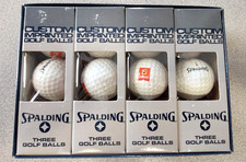 Vintage Custom Imprinted Spalding Golf Balls Boxed 4 Boxes Of 3 NOS HOSTESS