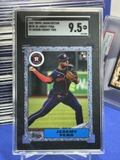 2022 Topps JPN Edition Cherry Tree VAR 87B-30 Jeremy Pena SGC 9.5  ASTROS