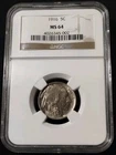 1916 Buffalo Nickel NGC MS64