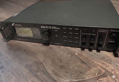 Fractal Audio Axe-FX II Guitar Effects Processor Amp Modeler Rack Tested Working