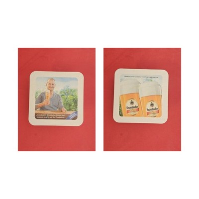 Krombacher is also alcohol free! Brewery Beer Mat Beermat