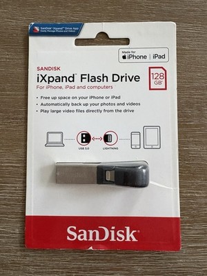 Sandisk iXpand 128 GB Flash Drive USB 3.0 for iPhone/iPad