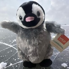 Wild Republic Cuddlekins Playful Penguin Plush Stuffed Animal 10 NWT