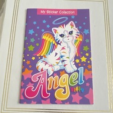 Lisa Frank Angel Kitty Sticker Collection album Rainbow Pages Stars Cats