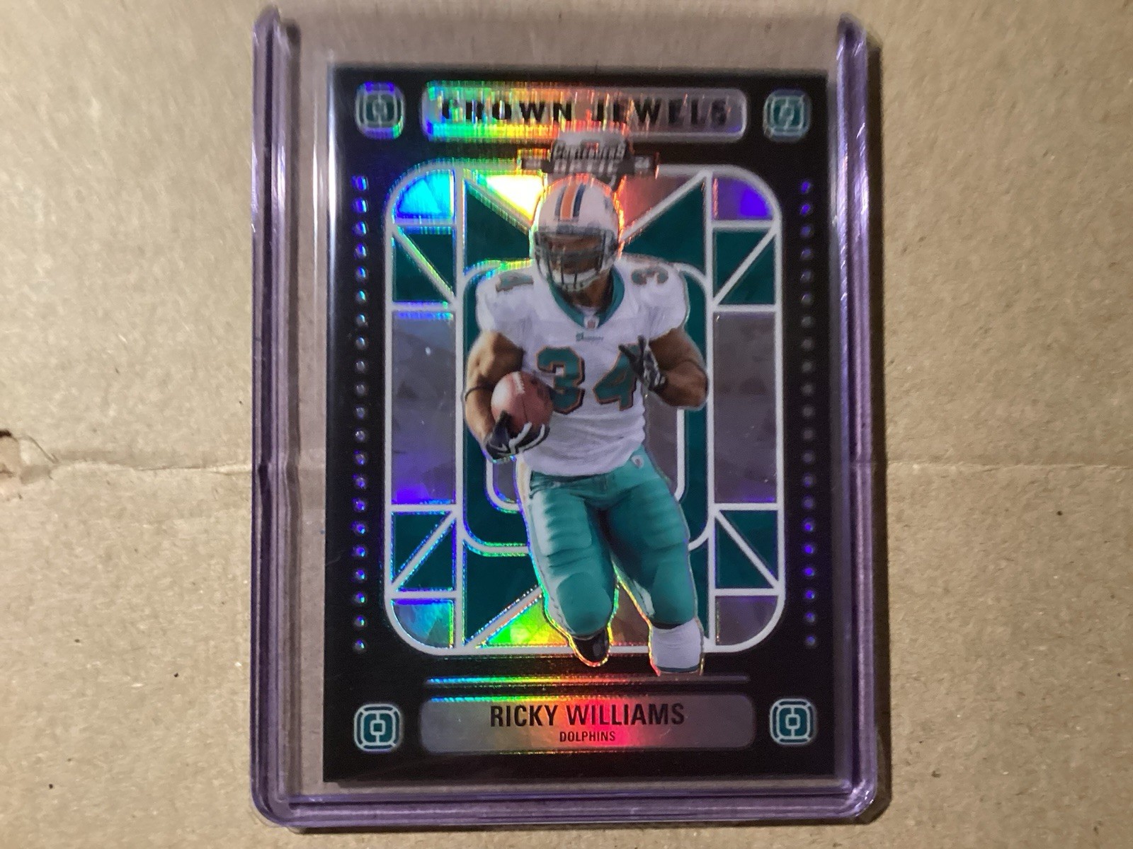 2024 Optic Contenders Crown Jewels Ricky Williams Dolphins CASE HIT! 🔥