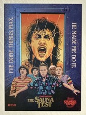The Sauna Test 2025 Topps Stranger Things Butcher Billy Artwork 1/1