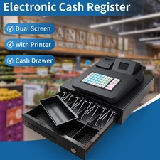 New Electronic Cash Register POS System Shop Till System Restaurant Cafe Salon