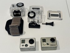GoPro Hero 1 2 Lot With Accessories- Parts Untested