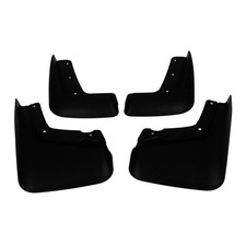 Splash Guards Set for 2006-2012 XC90 Front Rear Flaps TPO Black 03RSA2902ABK