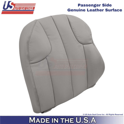 1999-2001 For Jeep Grand Cherokee Genuine Leather Passenger Top Seat Cover Taupe