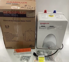 Camplux Mini Tank Water Heater 2.5gal Point Of Use Electric Model:  ME25