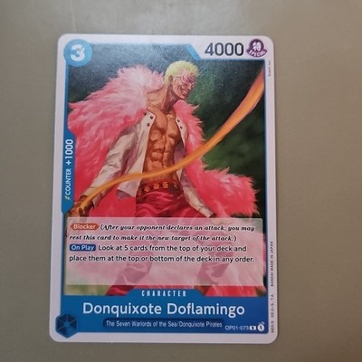One Piece Donquixote Doflamingo (OP01-073) (OP01-073/284) OP01 Romance Dawn NM