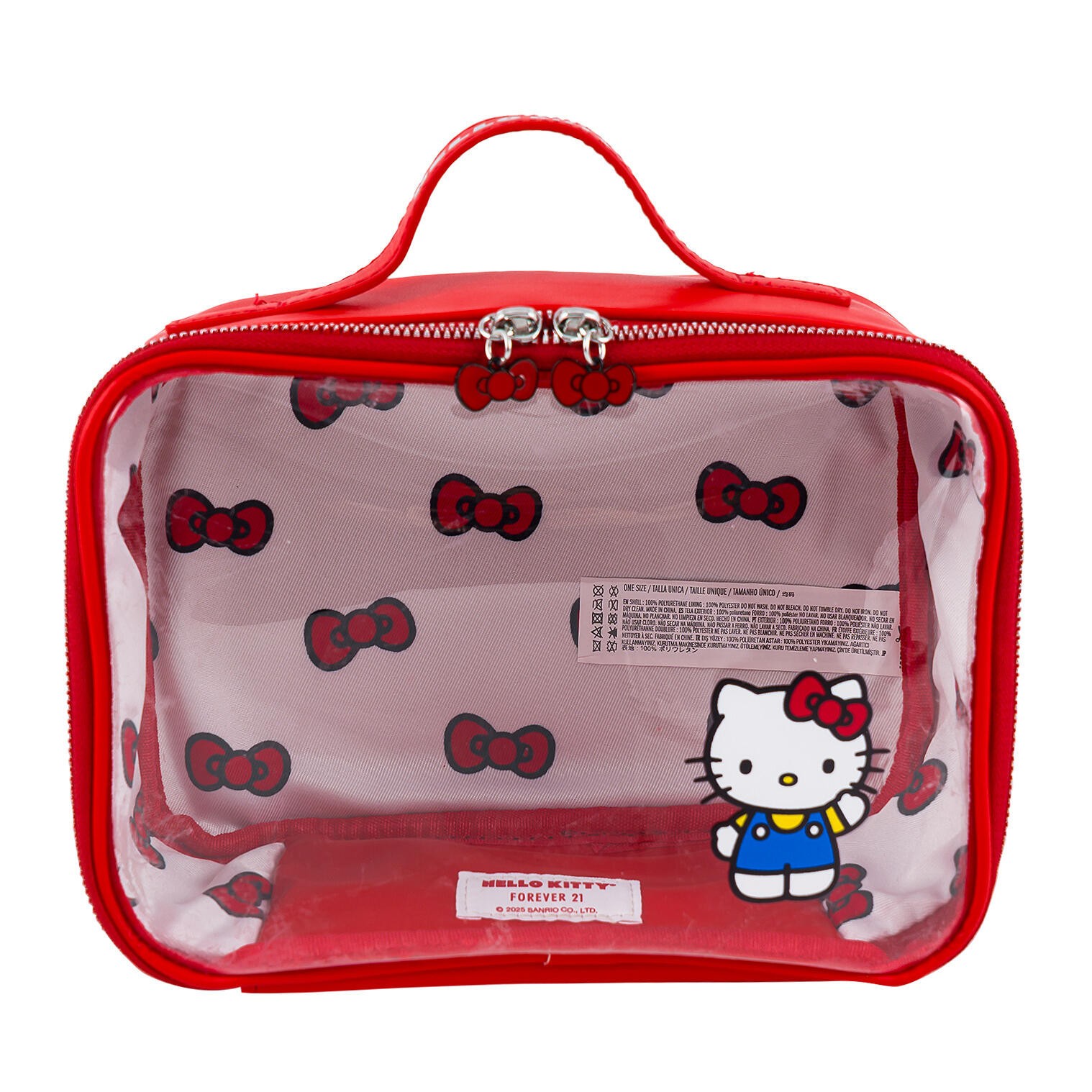 Sanrio Hello Kitty Cosmetic Bag Toiletry Travel Pouch Case, 