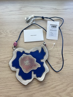 Isabel Marant Maro Biskoo Mini Leather & Suede Shoulder Bag - Very Unique!